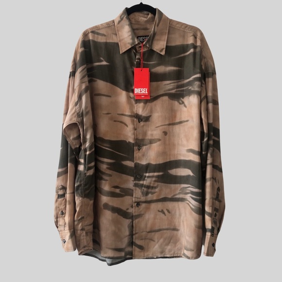 Diesel Shirt S Fluid CMF Shirt Size M - Picture 11 of 16